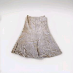Vintage Worth Suede Leather Mido Skirt Size 8 Rodeo Bohemian Western